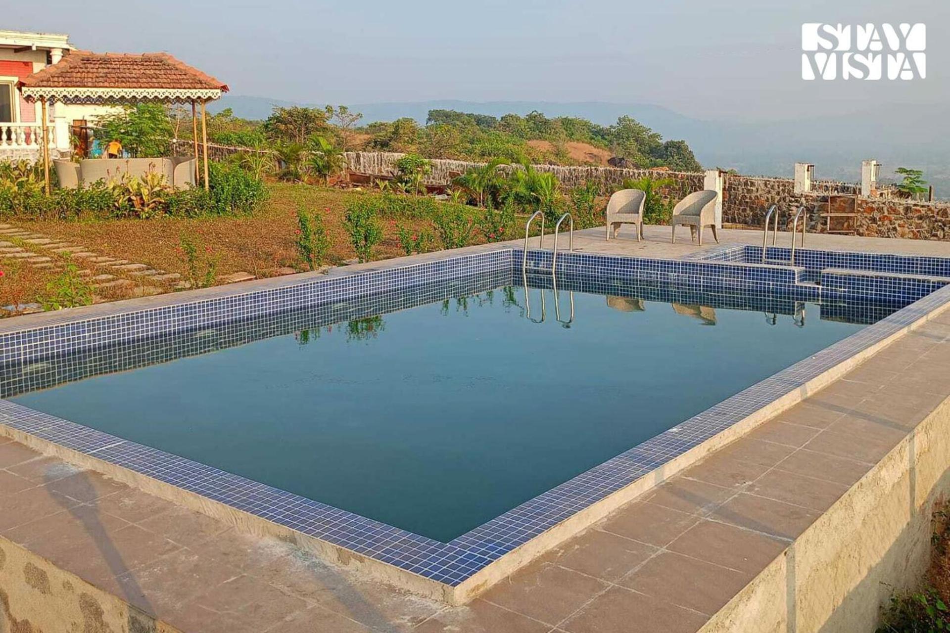 Stayvista'S Nirvana Villa - Sea & Mountain-View Retreat With Spacious Lawn & Indoor-Outdoor Activities Alibag Exterior photo